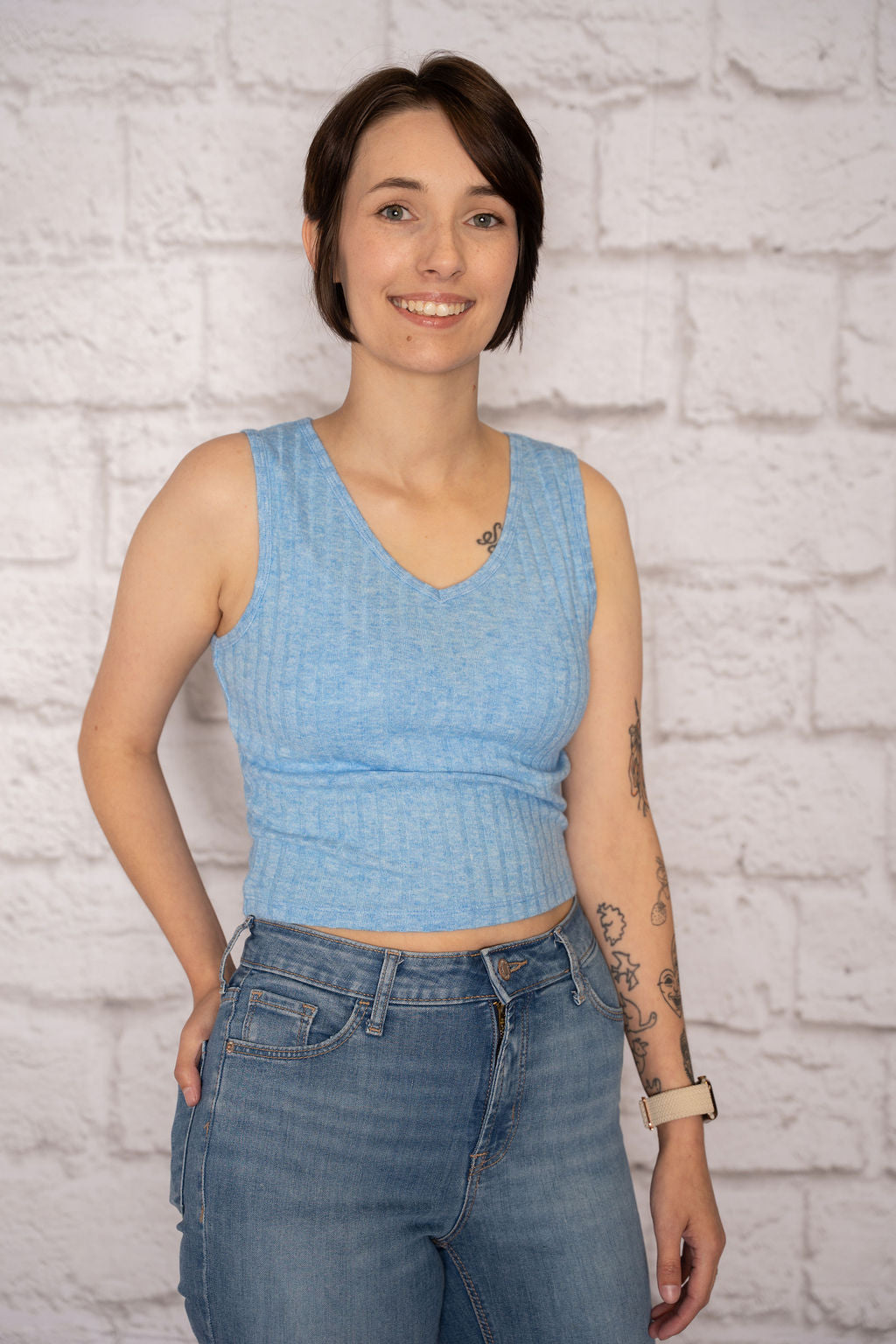 Luna Tank - Blue