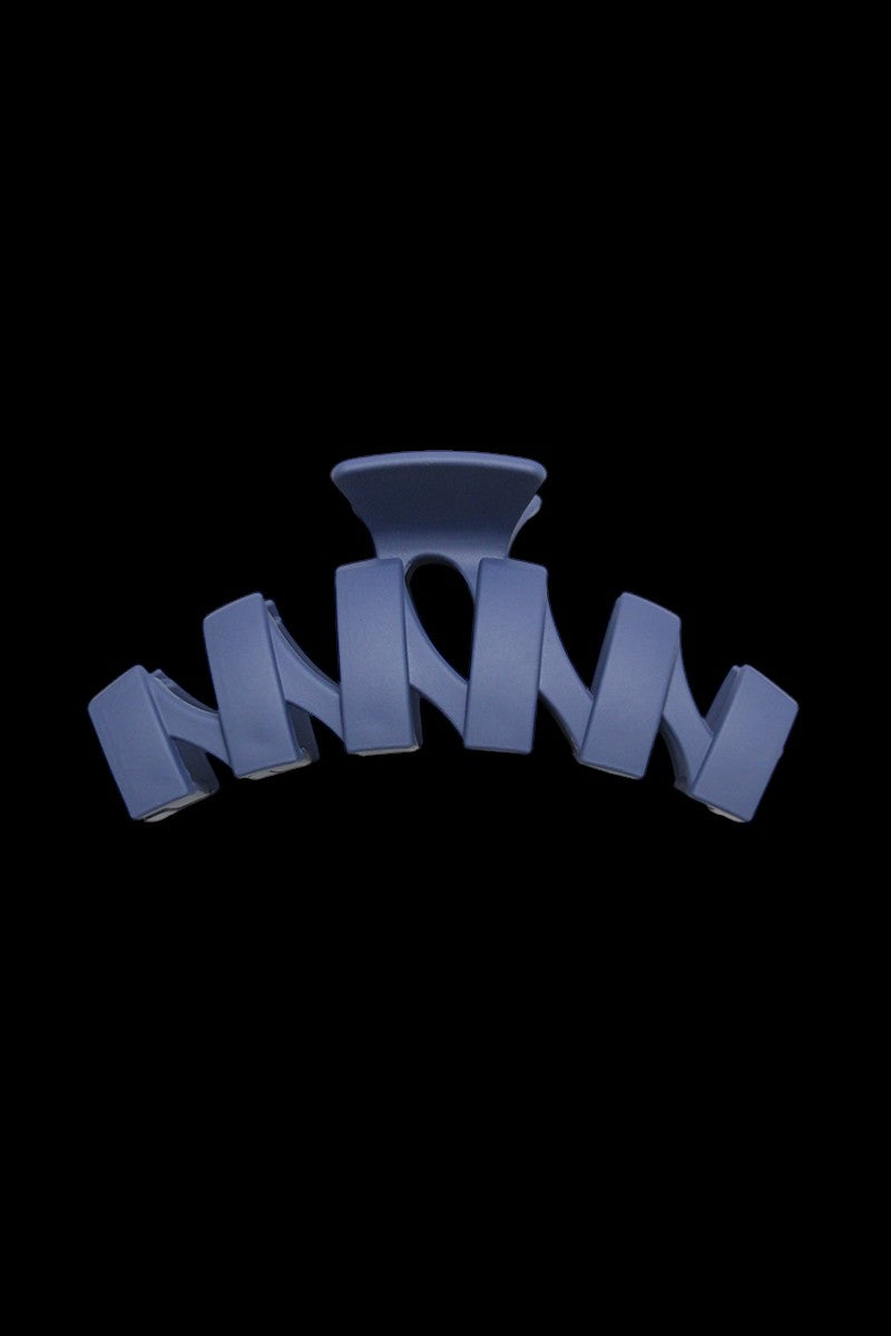 Navy Claw Clip