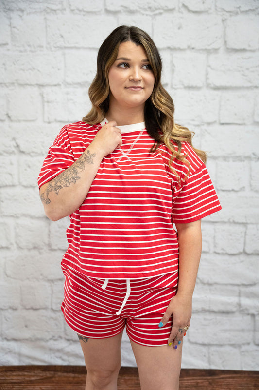 Stripe Red Set