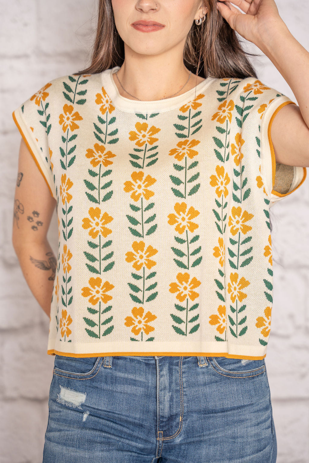 Vintage Floral Top