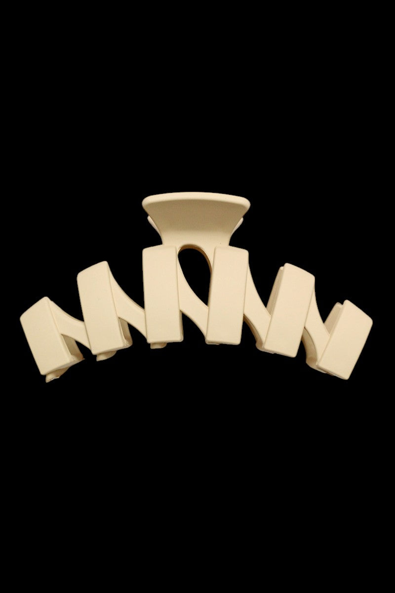 Beige Claw Clip