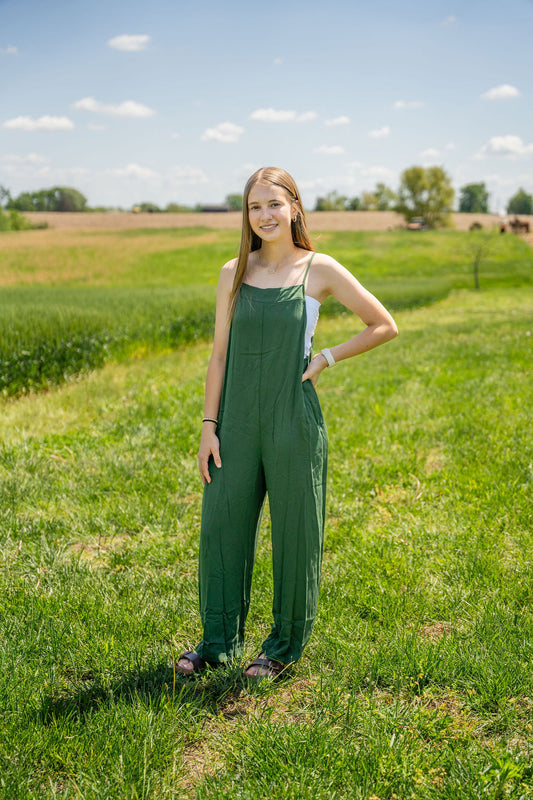 Army Green Romper