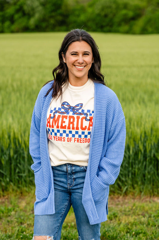 Cozy Cardigan - Blue