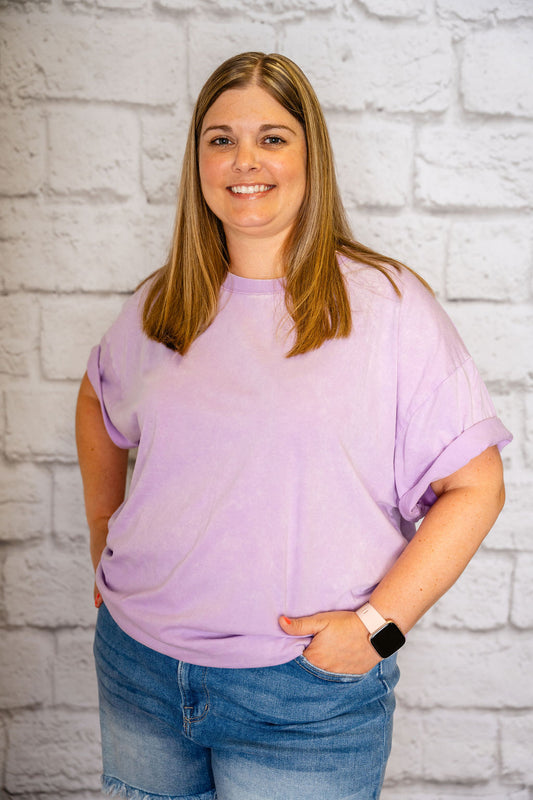 Lavender Top - PLUS