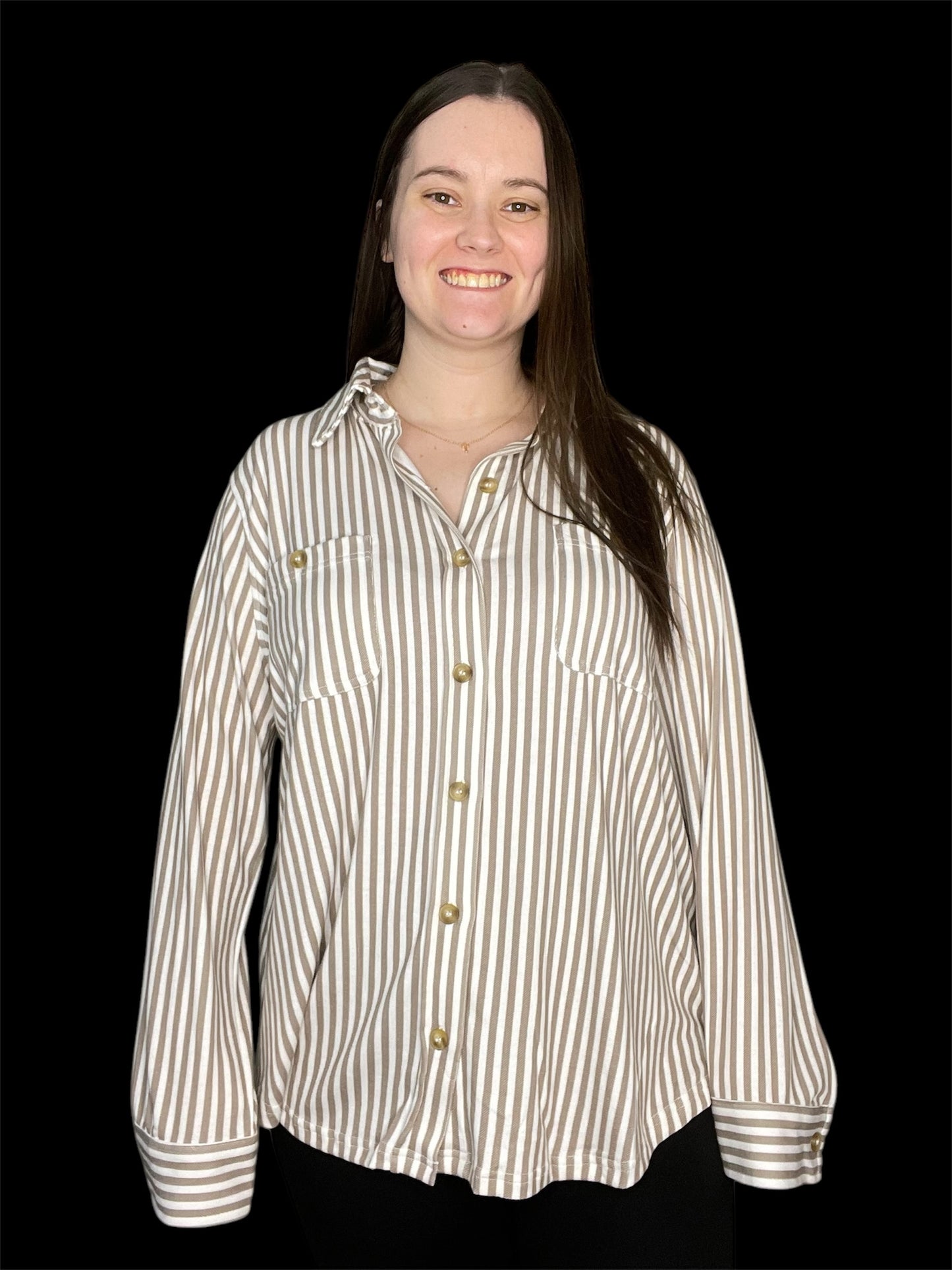 Stripe Button Down
