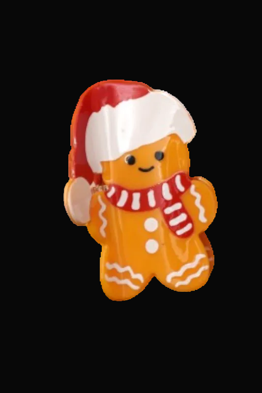 Gingerbread Man Claw Clip