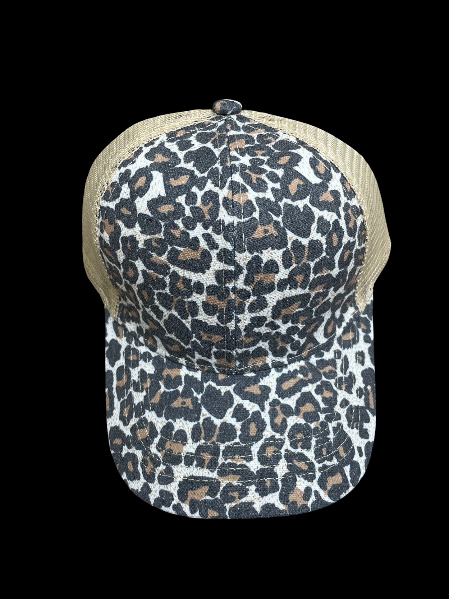 Trucker Leopard Hat - Brown