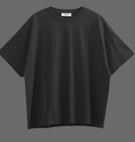Oversized Comfort Tee - Black