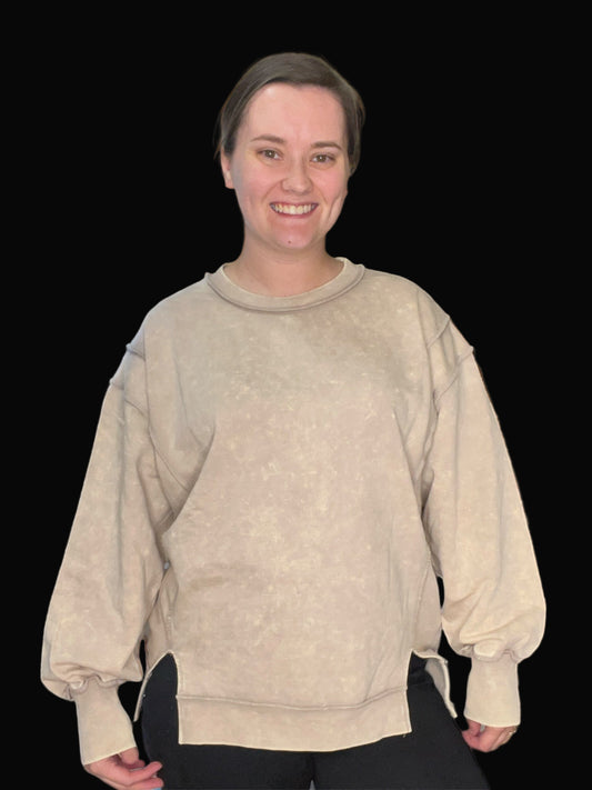 Acid Wash Sweatshirt