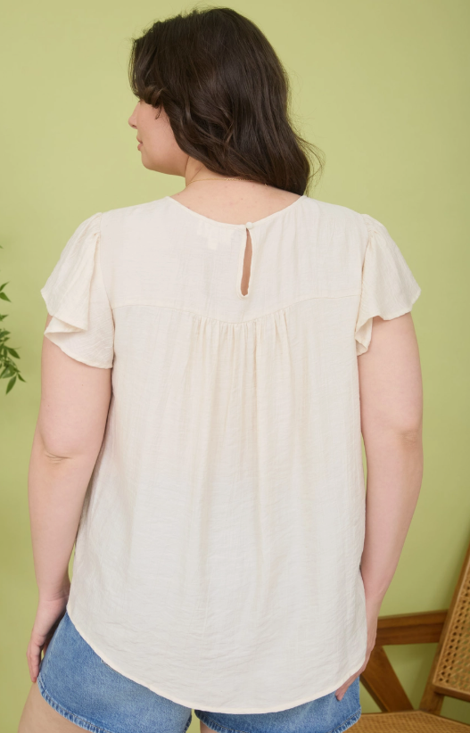 Gigi Top - Oatmeal - PLUS