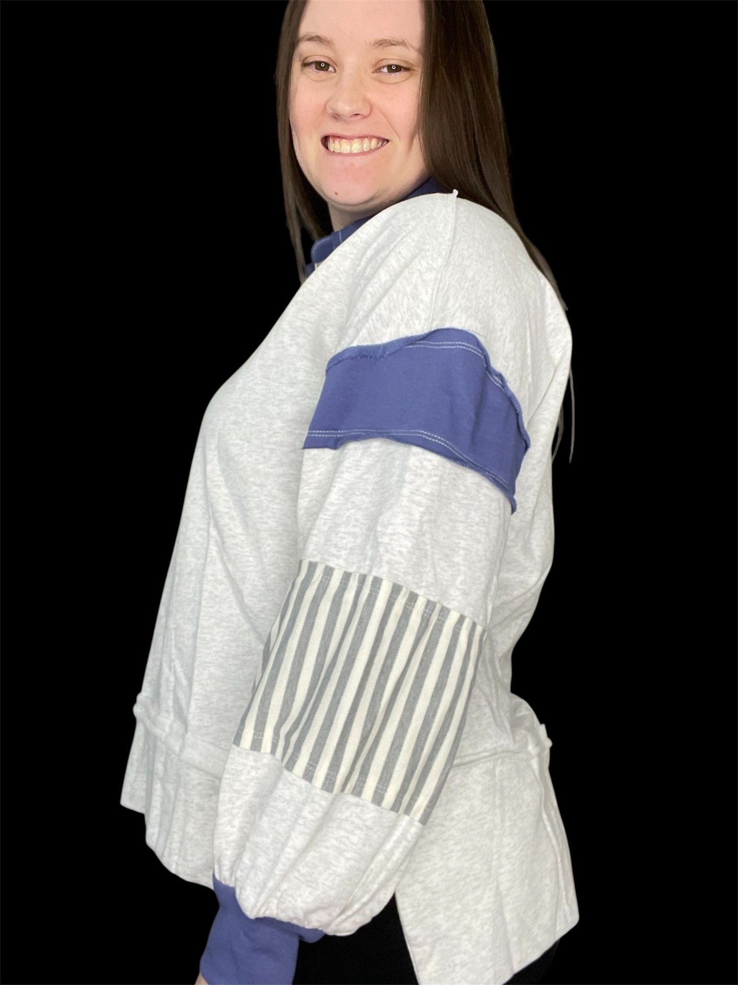 Stripe Block Pullover