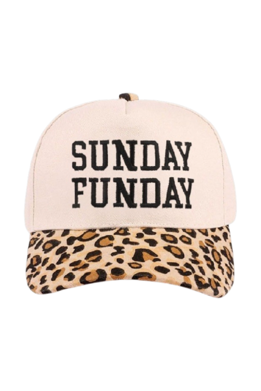 Sunday Funday Hat - Leopard