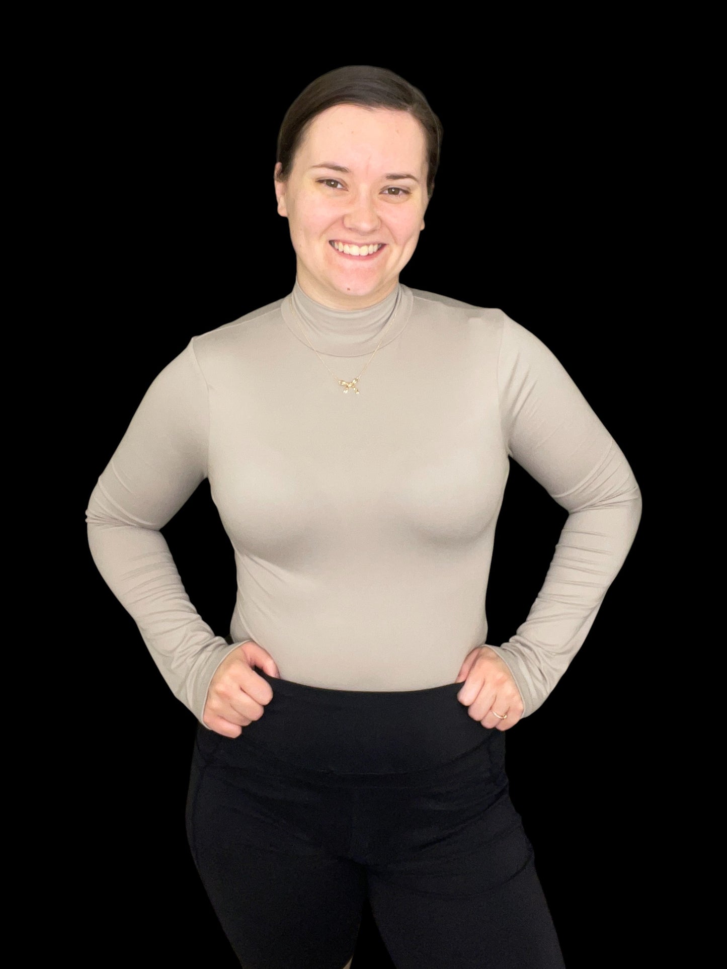 Jasmine Bodysuit - Ash Mocha