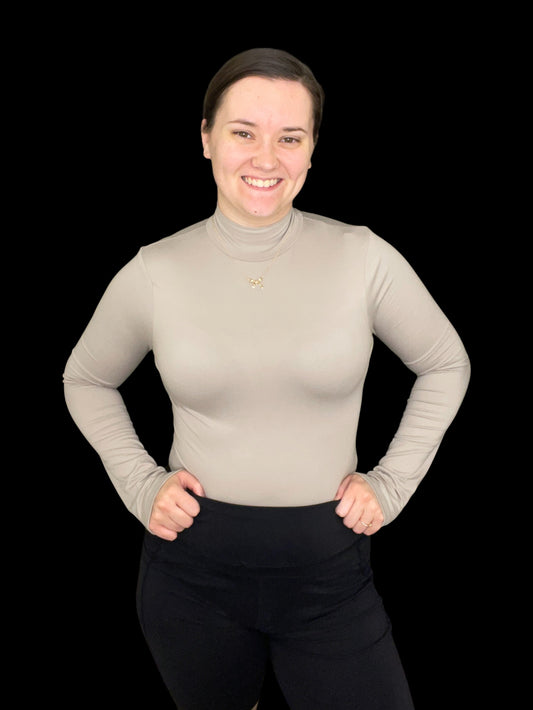 Jasmine Bodysuit - Ash Mocha