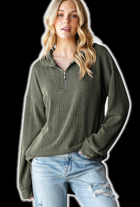 Tyra Long Sleeve Top - PLUS