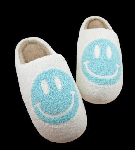 Blue Smile Slippers