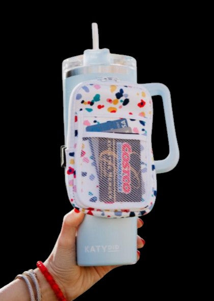 Confetti Print Tumbler Pouch
